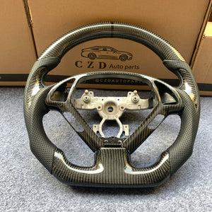 czd auto parts carbon fiber steering wheel for Infiniti G37 with black stripe