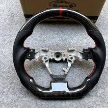 Load image into Gallery viewer, czd auto parts carbon fiber steering wheel for corolla with red stitch