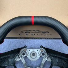 Load image into Gallery viewer, CZD autoparts for Nissan GTR R50 2017-2022 carbon fiber steering wheel with  black perforated leather side