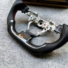 Load image into Gallery viewer, czd auto parts carbon fiber steering wheel for corolla with red stitch