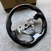 Load image into Gallery viewer, czd auto parts carbon fiber steering wheel for corolla with red stitch