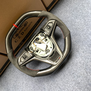 CZD auto parts carbon fiber steering wheel for Chevrolet 5th gen Camaro 2010-2015 with black alcantara