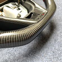 Load image into Gallery viewer, CZD auto parts for Volt 2011-2015 carbon fiber steering wheel with flat top