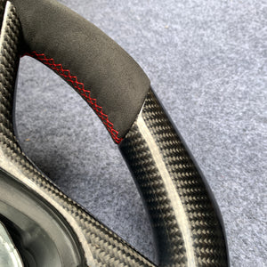 CZD auto parts carbon fiber steering wheel for Chevrolet 5th gen Camaro 2010-2015 with black alcantara