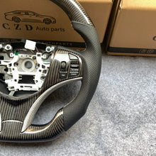 Load image into Gallery viewer, czd auto parts carbon fiber steering wheel for Acura MDX with white stitch