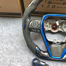 Load image into Gallery viewer, CZD Autoparts for Toyota 8th gen Camry se xse le xle 2018-2022 carbon fiber steering wheel without airbag cover