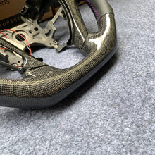 Load image into Gallery viewer, CZD auto parts for Honda Accord Crosstour 2013-2015 carbon fiber steering wheel with  honeycomb carbon &amp; led