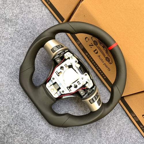 CZD auto parts carbon fiber steering wheel for Chevrolet Corvette C6 Z06 C6 2005-2013 with full leather