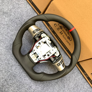 CZD auto parts carbon fiber steering wheel for Chevrolet Corvette C6 Z06 C6 2005-2013 with full leather