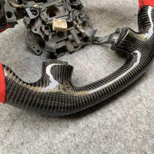 Load image into Gallery viewer, czd auto parts carbon fiber steering wheel for Honda Accord UC1 UC3 CM5 CM6 with red stripe
