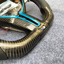 Load image into Gallery viewer, CZD Autoparts For BMW M2 F87 M3 F80 M4 F82 carbon fiber steering wheel with Japanese LED