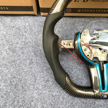Load image into Gallery viewer, CZD Autoparts For BMW M2 F87 M3 F80 M4 F82 carbon fiber steering wheel with Japanese LED