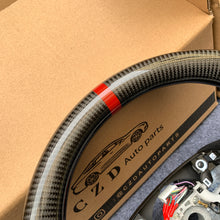 Load image into Gallery viewer, CZD autoparts for Acura 2015+ TLX carbon fiber steering wheel with  alcantara leather side