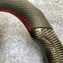 Load image into Gallery viewer, czd auto parts carbon fiber steering wheel for Toyota Camry with red stripe