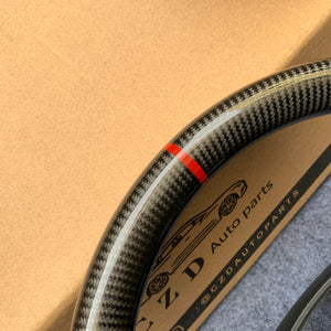 czd auto parts carbon fiber steering wheel for Toyota Camry with printing logo
