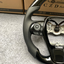 Load image into Gallery viewer, CZD auto parts for Toyota Avalon 2019-2022 carbon fiber steering wheel with black smooth leather