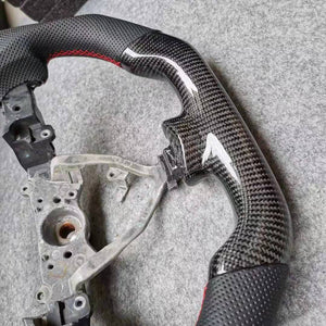 czd auto parts carbon fiber steering wheel for Toyota FJ with perforated leather