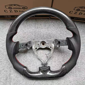 czd auto parts carbon fiber steering wheel for Toyota FJ with perforated leather