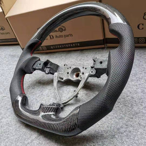 czd auto parts carbon fiber steering wheel for Toyota FJ with perforated leather