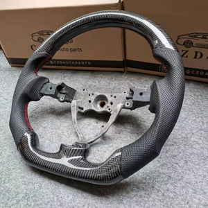 czd auto parts carbon fiber steering wheel for Toyota FJ with red stitch