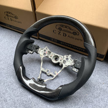 Load image into Gallery viewer, czd auto parts carbon fiber steering wheel for Toyota Corolla 2014-2017 with perforated leather