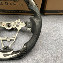 Load image into Gallery viewer, czd auto parts carbon fiber steering wheel for Toyota Corolla 2014-2017 with perforated leather