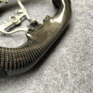 czd auto parts carbon fiber steering wheel for Toyota Corolla 2014-2017 with perforated leather