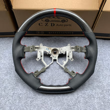 Load image into Gallery viewer, CZD Autoparts For Toyota Tundra 2007-2013 carbon fiber steering wheel gloss carbon fiber top&amp;bottom