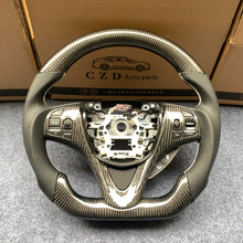 Load image into Gallery viewer, czd auto parts carbon fiber steering wheel for Acura TLX 2015-2021 with white stitch