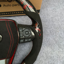 Load image into Gallery viewer, CZD Autoparts for Toyota 8th gen Camry se xse le xle 2018-2022 carbon fiber steering wheel forged carbon fiber top and bottom