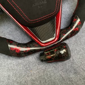 CZD Autoparts for Toyota 8th gen Camry se xse le xle 2018-2022 carbon fiber steering wheel forged carbon fiber top and bottom