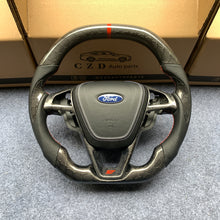 Load image into Gallery viewer, CZD auto parts for Ford Mondeo MK5 2013-2020 carbon fiber steering wheel with honeycomb carbon