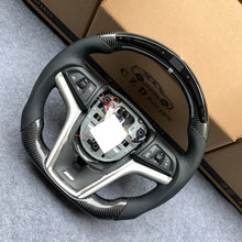 Load image into Gallery viewer, CZD auto parts carbon fiber steering wheel for Chevrolet 5th gen Camaro 2010-2015 with silver stripe