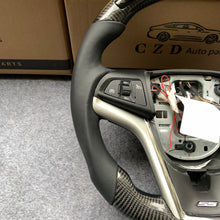 Load image into Gallery viewer, CZD auto parts for Chevrolet 5th gen Camaro 2010-2015 carbon fiber steering wheel with ss logo