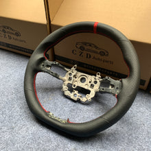 Load image into Gallery viewer, CZD Autoparts For Honda Civic 2021-2022 carbon fiber steering wheel black perforated leather steering wheel core