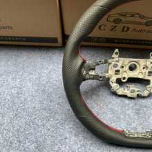 Load image into Gallery viewer, CZD Autoparts For Honda Civic 2021-2022 carbon fiber steering wheel black perforated leather steering wheel core