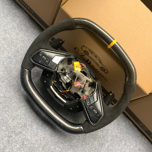 CZD auto parts carbon fiber steering wheel for Chevrolet Corvette C8 2020+