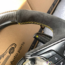 Load image into Gallery viewer, CZD auto parts for Chevrolet Corvette C8 2020+ carbon fiber steering wheel with yellow stripe