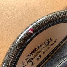 Load image into Gallery viewer, CZD auto parts for Jeep Wrangler 2011-2017 carbon fiber steering wheel with gray smooth leather side