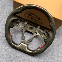 Load image into Gallery viewer, CZD Autoparts For Honda FK2 carbon fiber steering wheel gloss carbon fiber top&amp;bottom