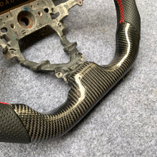 Load image into Gallery viewer, CZD Autoparts For Honda FK2 carbon fiber steering wheel gloss carbon fiber top&amp;bottom