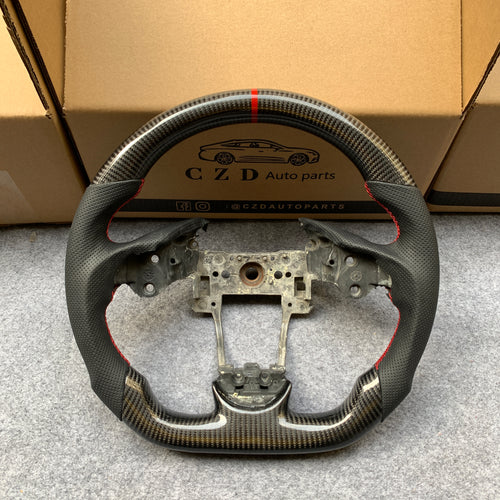 czd auto parts carbon fiber steering wheel for Acura TL/ILX with gloss carbon fiber