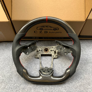 czd auto parts carbon fiber steering wheel for Acura TL/ILX with gloss carbon fiber
