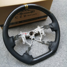 Load image into Gallery viewer, czd auto parts carbon fiber steering wheel for Tundra 2007-2013 with yellow stripe