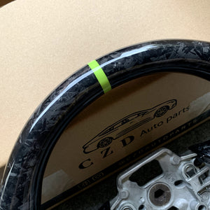 czd auto parts carbon fiber steering wheel for Ford Mustang/Ford SHELBY GT350 with forged carbon fiber