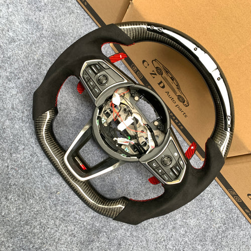 czd auto parts carbon fiber steering wheel for Acura TLX TYPE S 2021-2022 with black alcantara
