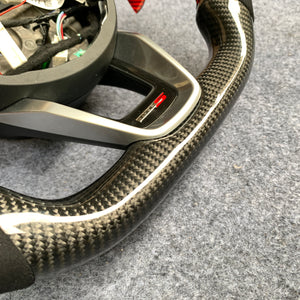 czd auto parts carbon fiber steering wheel for Acura TLX/TLX TYPE S with black alcantara
