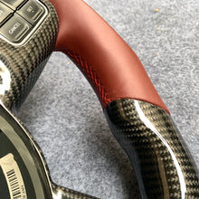 Load image into Gallery viewer, CZD auto parts for Jeep Wrangler 2011-2017 carbon fiber steering wheel with smooth leather side