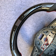 Load image into Gallery viewer, CZD auto parts carbon fiber steering wheel for Audi S6 (C7) with led light