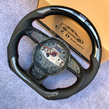 Load image into Gallery viewer, CZD auto parts carbon fiber steering wheel for Audi S6 (C7) with led light